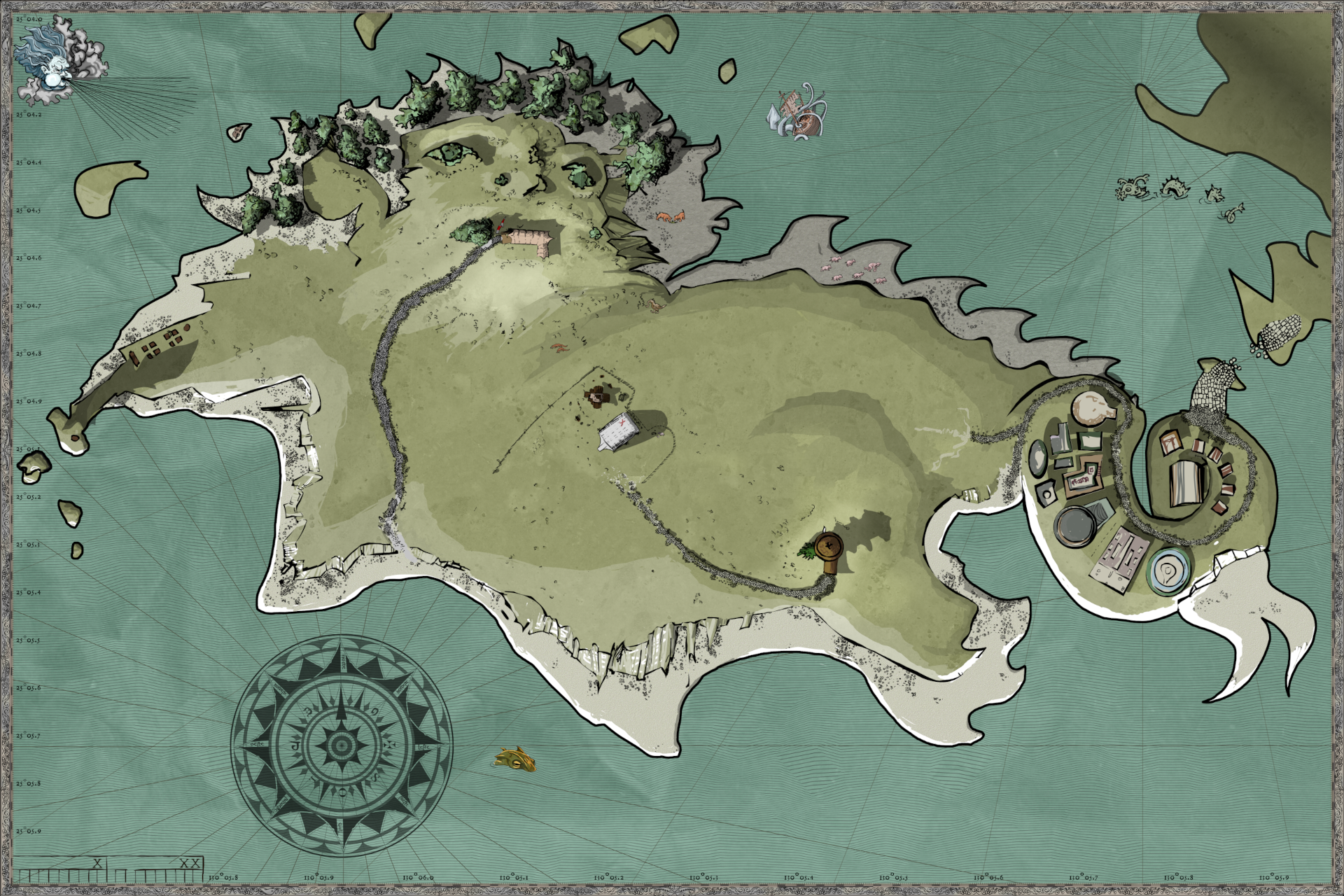 7Fables Island Map